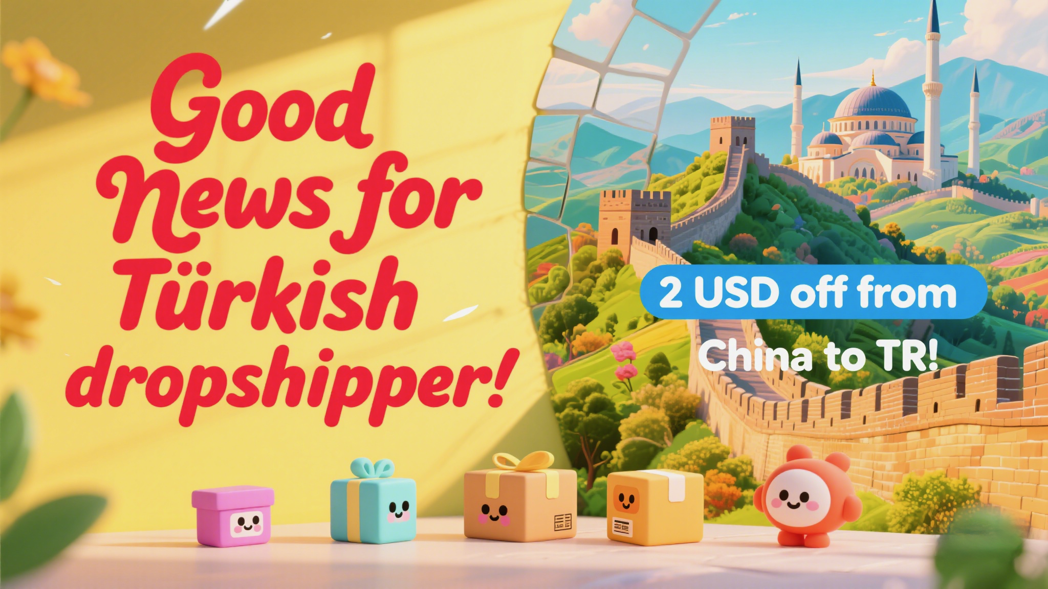 New DDP shipping channel to Turkey with $2 discount